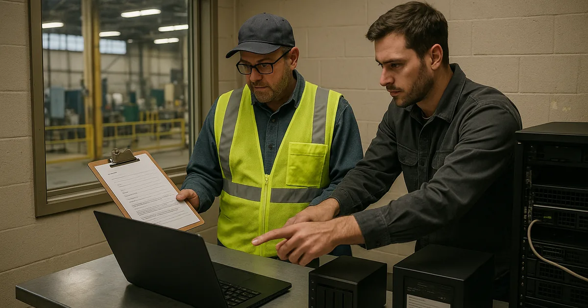 On-site coordination between operations and IT provides the practical context needed to triage encrypted files and prioritize recovery.