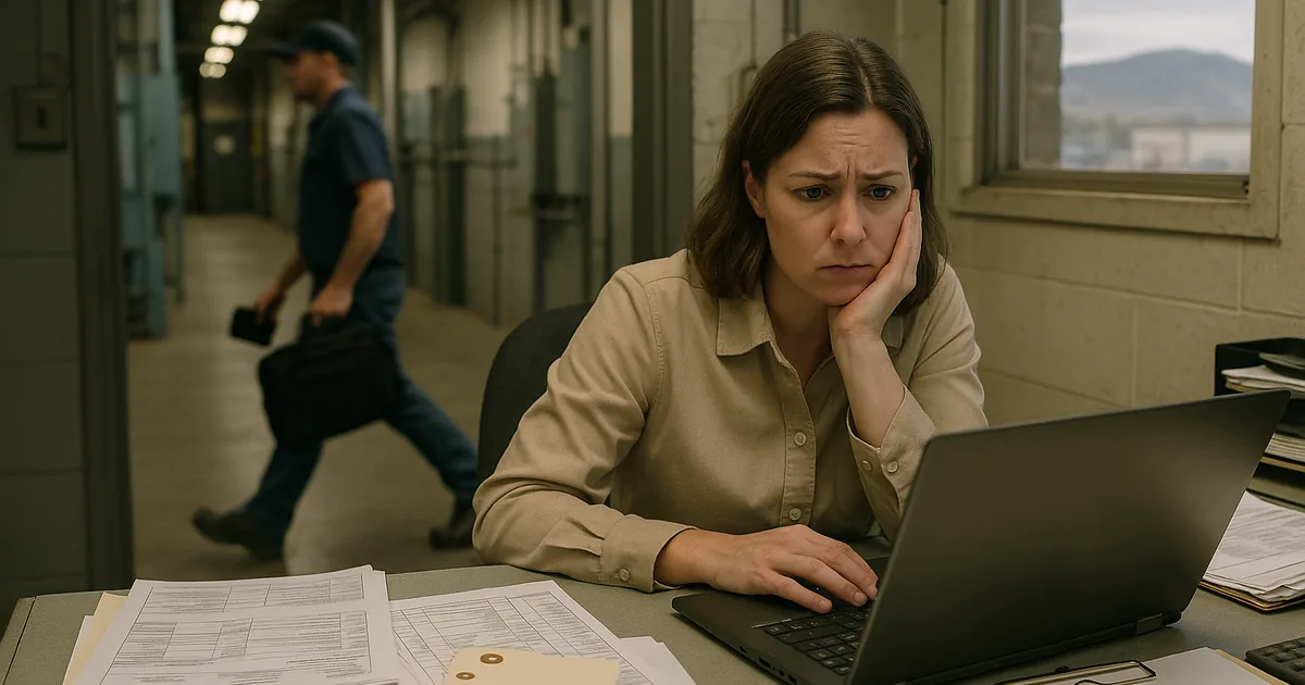 An on-site coordinator and arriving technician illustrate how a compromised user account can quickly disrupt plant operations and require a local recovery response.