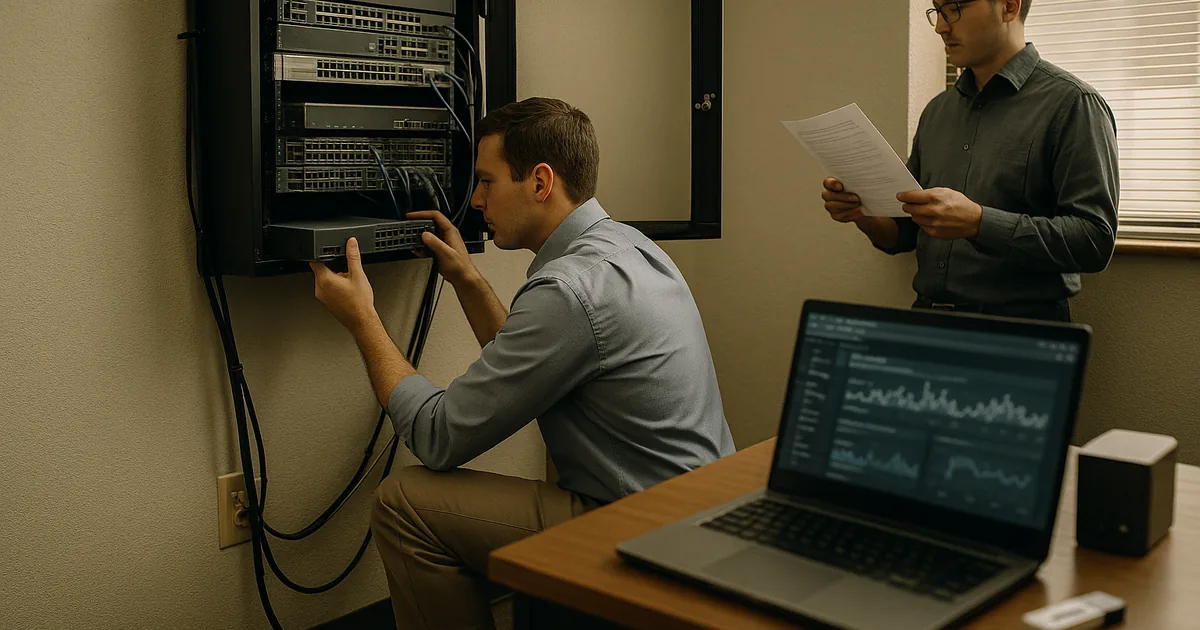 On-site hands‑on troubleshooting of an end‑of‑life firewall and switch stack shows the real operational work behind preventing regulatory-impacting outages.