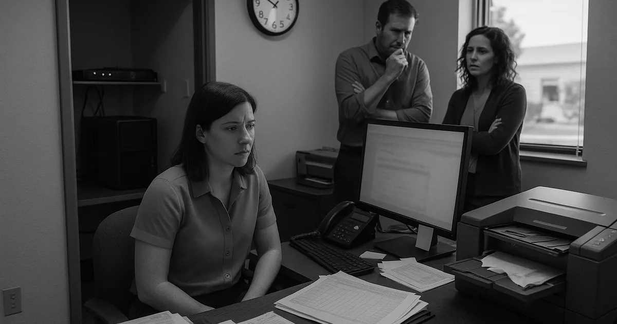 A real Reno law office outage combines aging hardware, manual paper workflows, and stalled case software—illustrating the operational risk the article discusses.