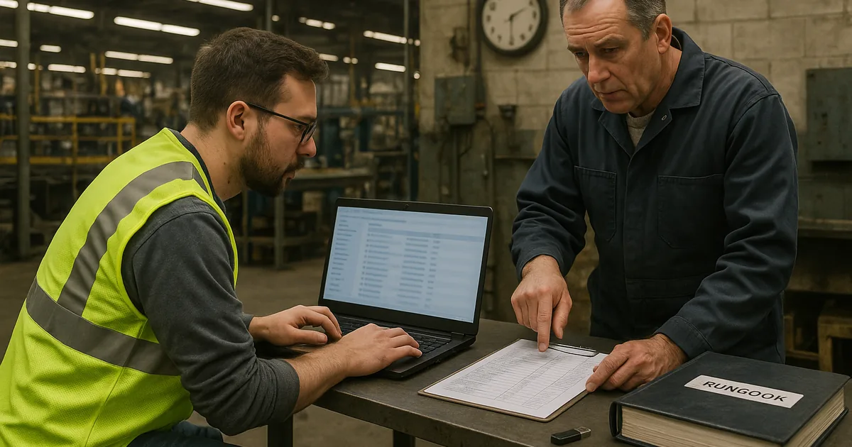 On-site review of encrypted filenames and checklists highlights how incidents expose gaps between policy and operations.