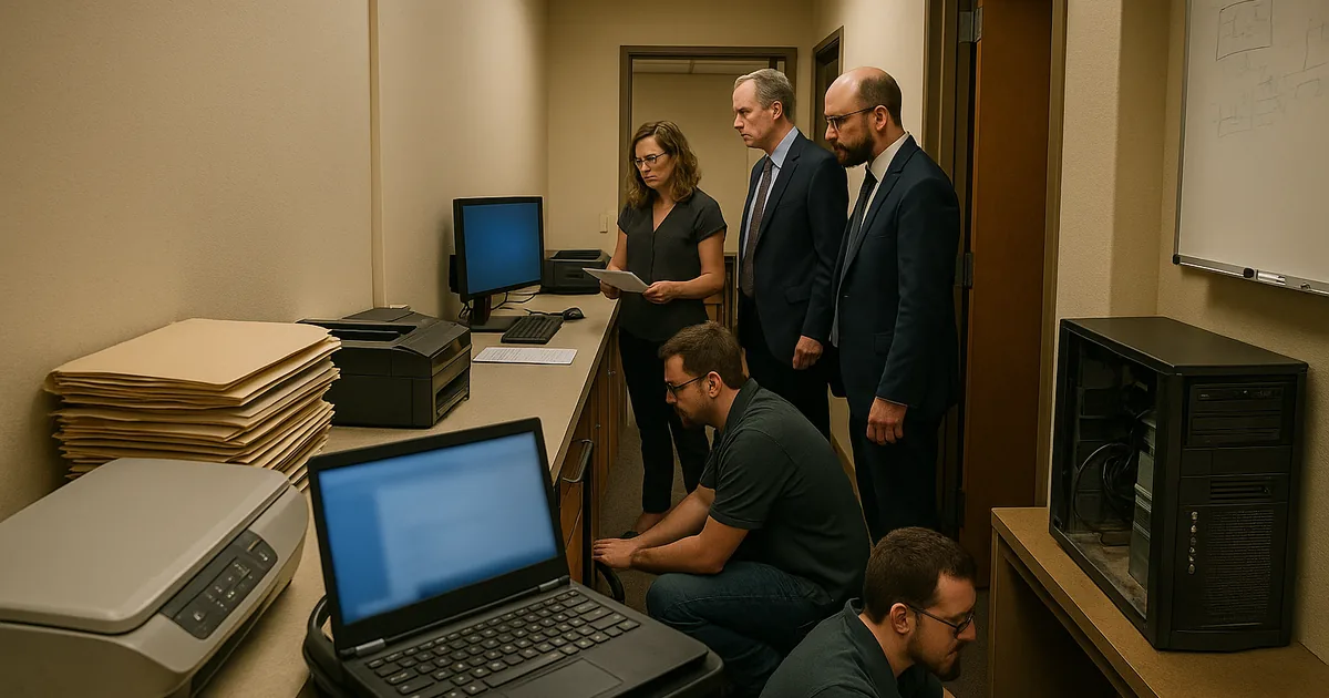 An on-site outage in a small law office reveals how aging servers and workaround processes interrupt legal workflows and billable time.