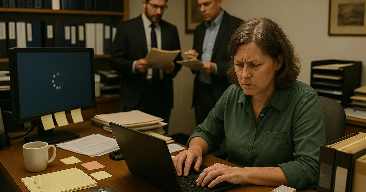 Daily friction — handwritten notes, slow workstations, and ticket piles that together create the operational drain before a full outage.